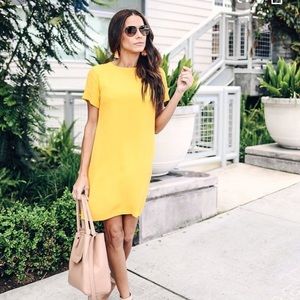 Vici Collection Making Moves Shift Dress Golden